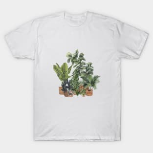 House Plants Illustration 17 T-Shirt